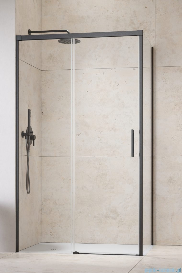 Radaway Idea Kdj Brushed GunMetal kabina 100x120cm lewa szczotkowany grafit 387040-92-01L/387054-92-01R