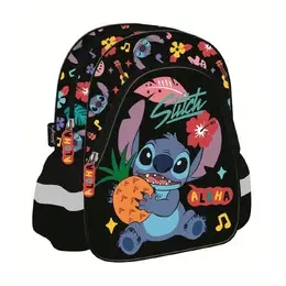 Plecak przedszkolny 11 cali. Stitch Black Aloha
