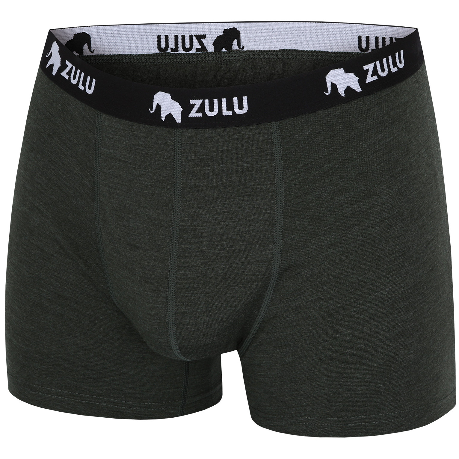 Męskie bokserki Zulu Merino 160 4in Rozmiar: XXL / Kolor: zielony