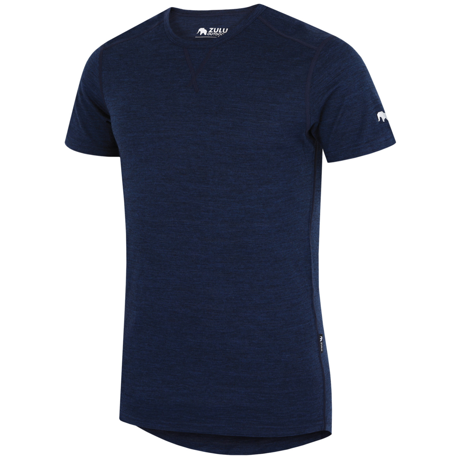 Koszulka męska Zulu Merino 160 Short Rozmiar: XL / Kolor: ciemnoniebieski