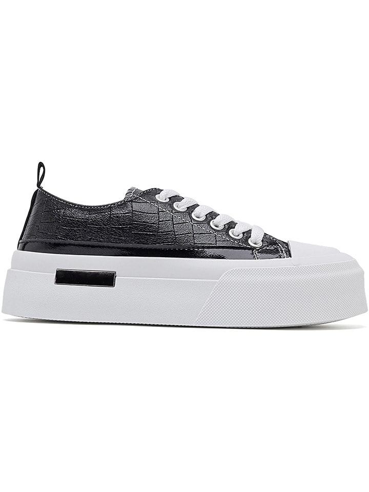 Sixth Sens Sneakersy w kolorze biało-czarnym
