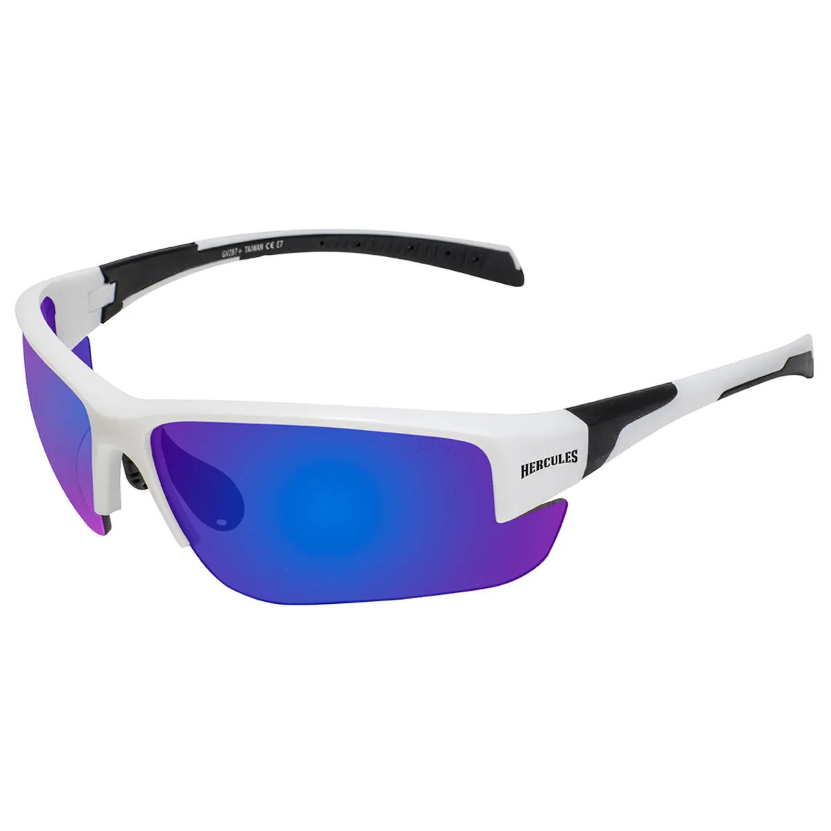 Okulary Global Vision HERCULES 7 White GT Blue białe z niebieskimi szkłami