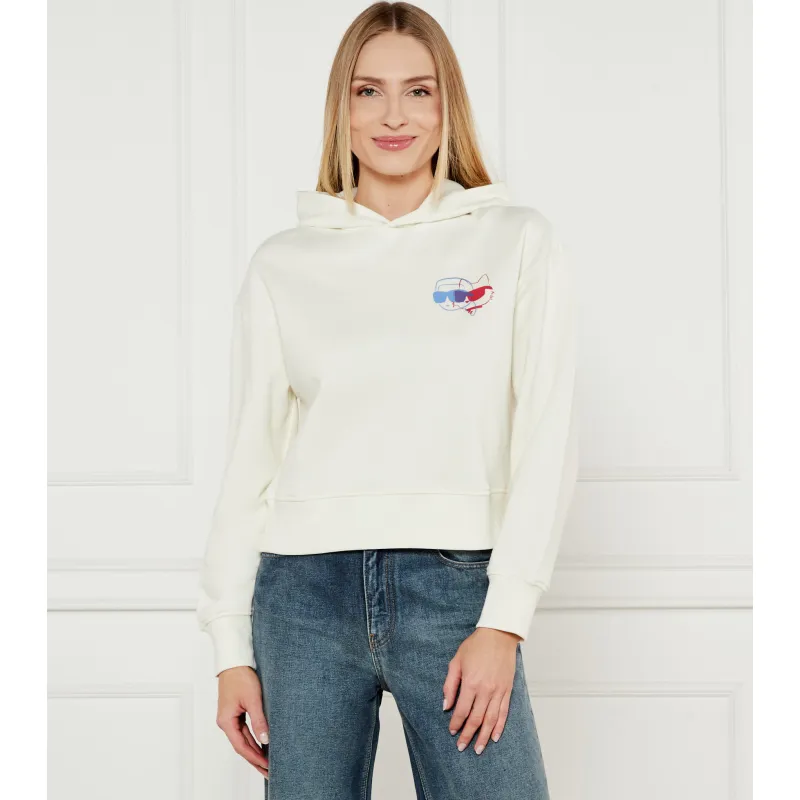 Karl Lagerfeld Bluza IKON Cropped Fit