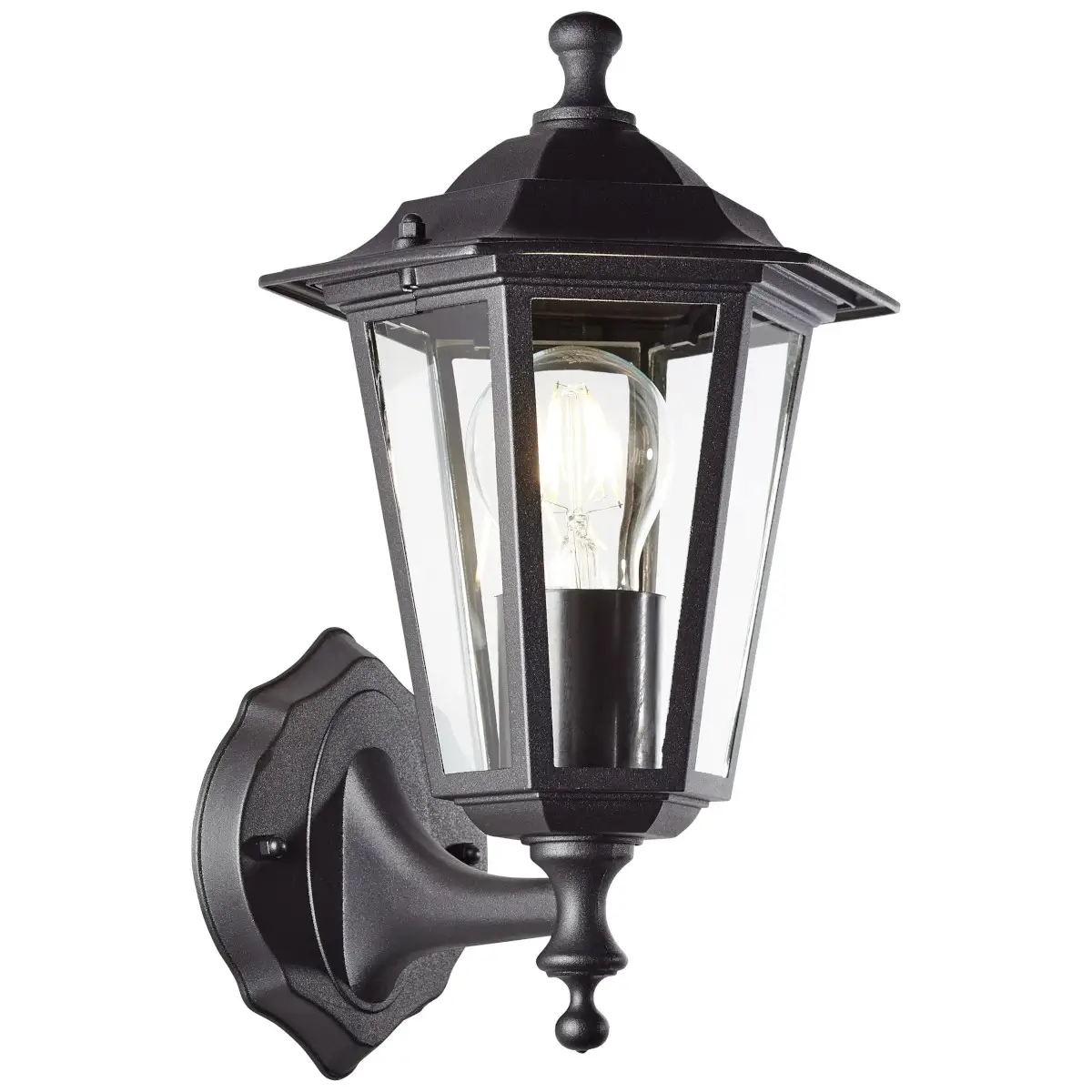 Kinkiet ścienny zewnętrzny lampion Carleen 90986A06 IP44 czarny
