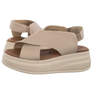 Sandały Beżowe 1-28303-44 418 Ivory (TM538-a) Tamaris