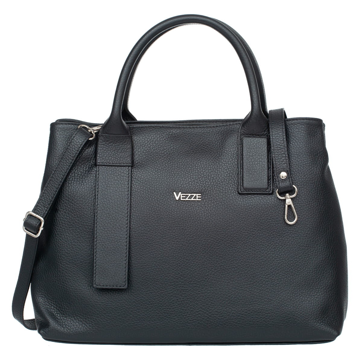 Torebka Skórzana Vezze Vienna Czarna