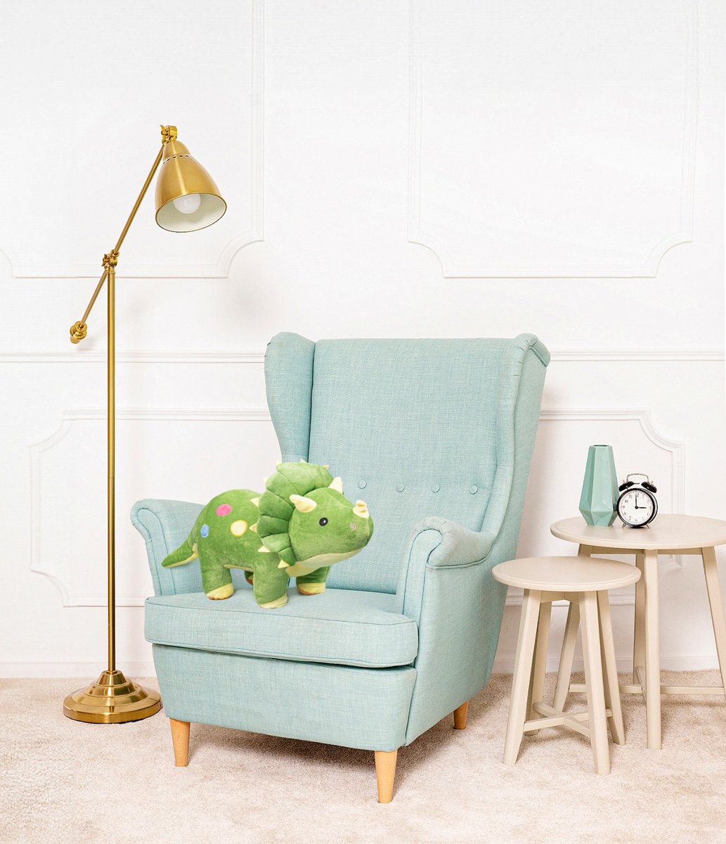 DUŻY WIELKI DINOZAUR ALEX PLUSZOWY PRZYTULANKA MIŚ MASKOTKA 60CM ZIELONY