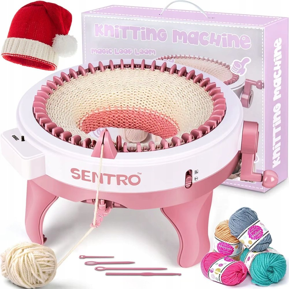 MASZYNA DZIEWIARSKA DO SZYDEŁKOWANIA DZIERGANIA MŁYN KROSNO SZYCIA 48 IGIEŁ