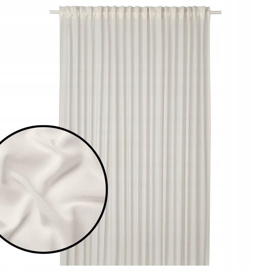 IKEA ANGSFRYLE Firanka 1 szt biały 300x300 cm przeźroczysta