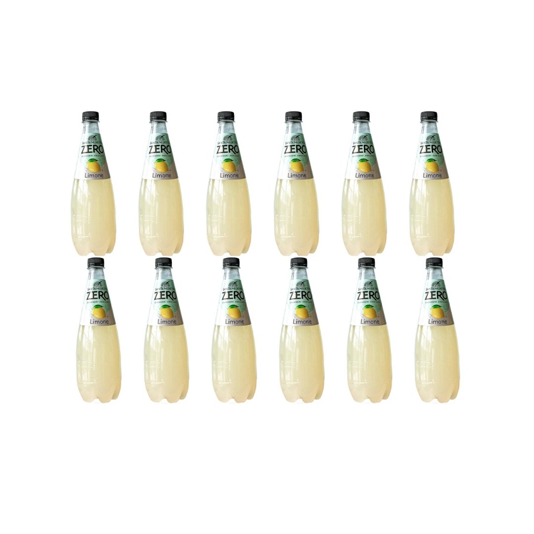 Lemoniada cytrynowa bez cukru 12 x 750ml - San Benedetto