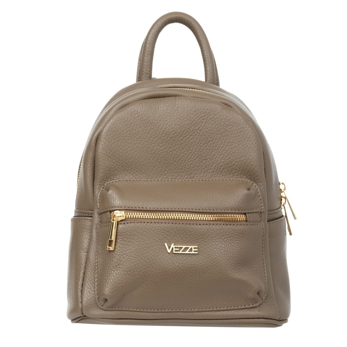 Plecak Skórzany Vezze Pulito Oro Taupe