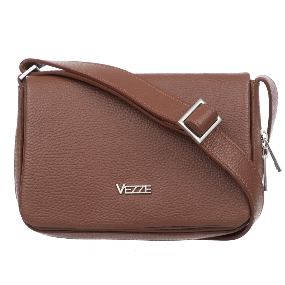 Mała Torebka Skórzana Vezze Vacanza Brązowa
