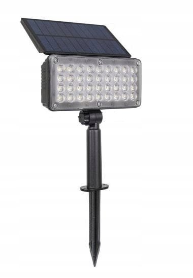 Lampa wbijana Solarna 5W 3000K Regulowana Akumulator 2000mAh Tryb 25% 100%