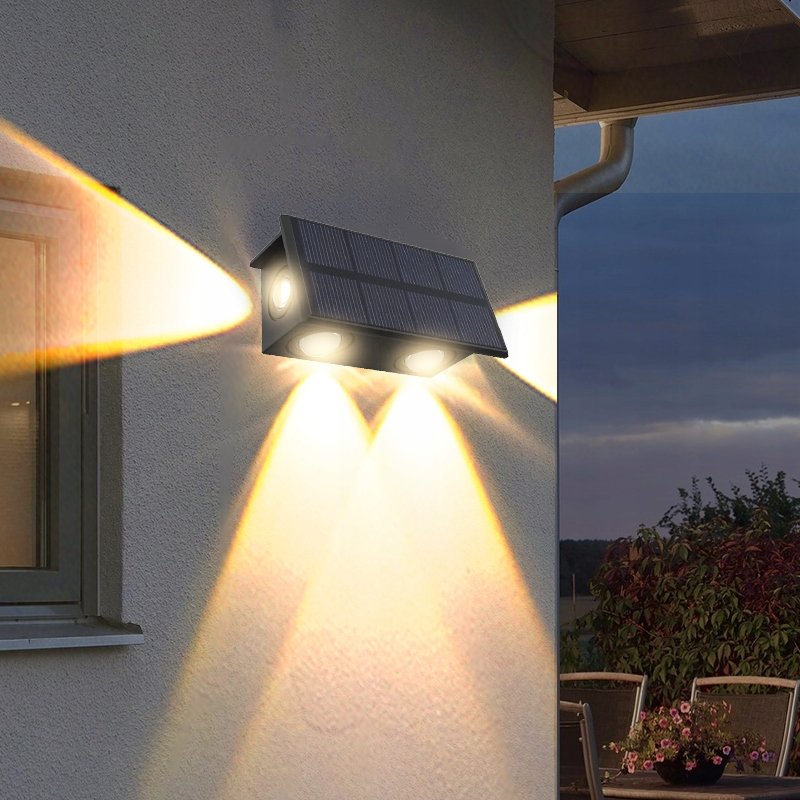 Lampa solarna LED Kinkiet 2W Barwa Światła 3000K czujnik zmierzchu