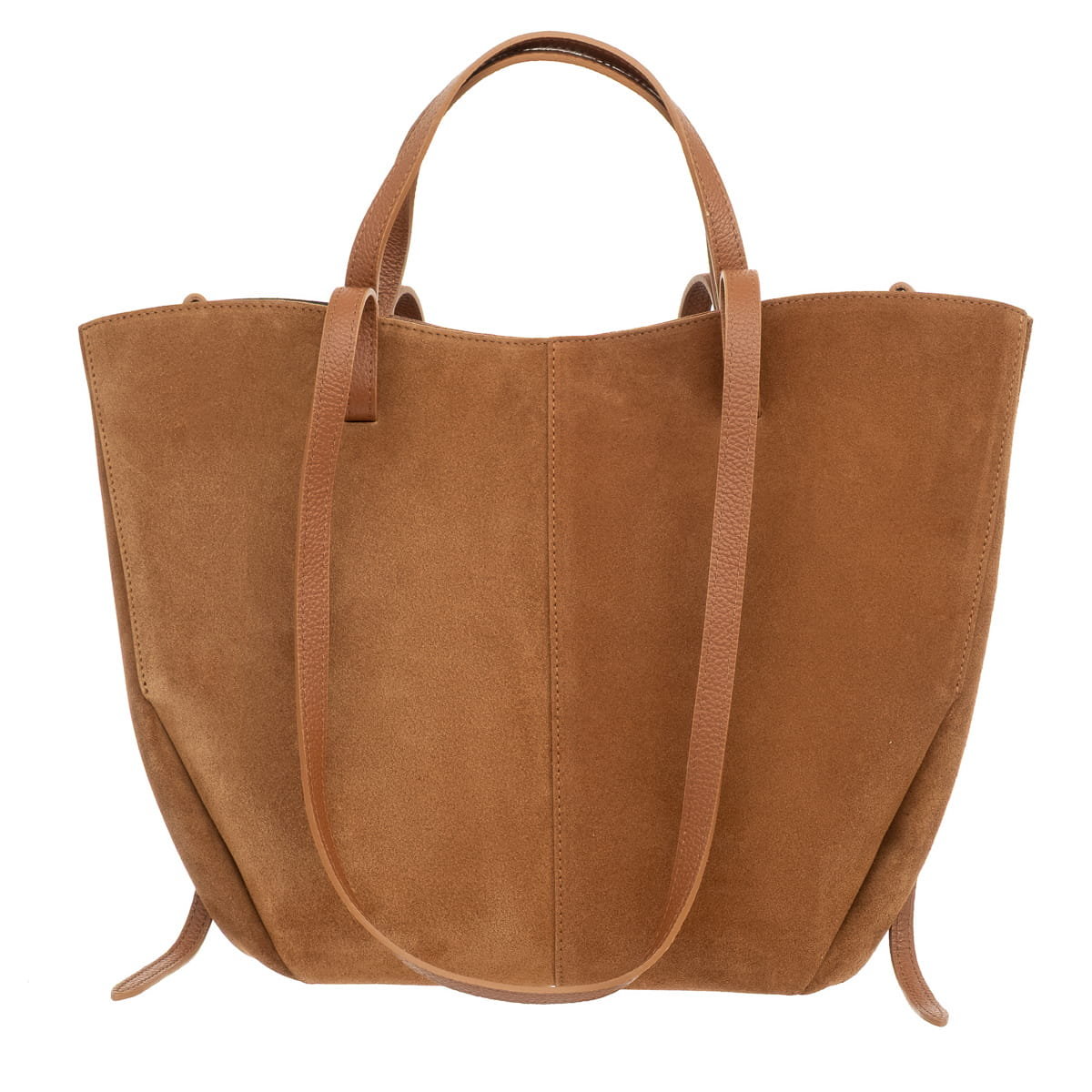 Torebka z Saszetką Zamszowa Vezze Tazza Ruda