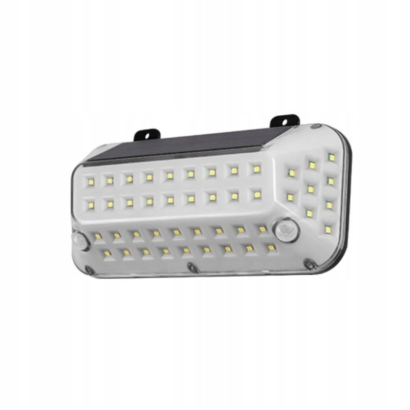 Lampa Solarna LED czujnik ruchu 8W 500lm Oświetlenie Zewnętrzne 4 Kierunki