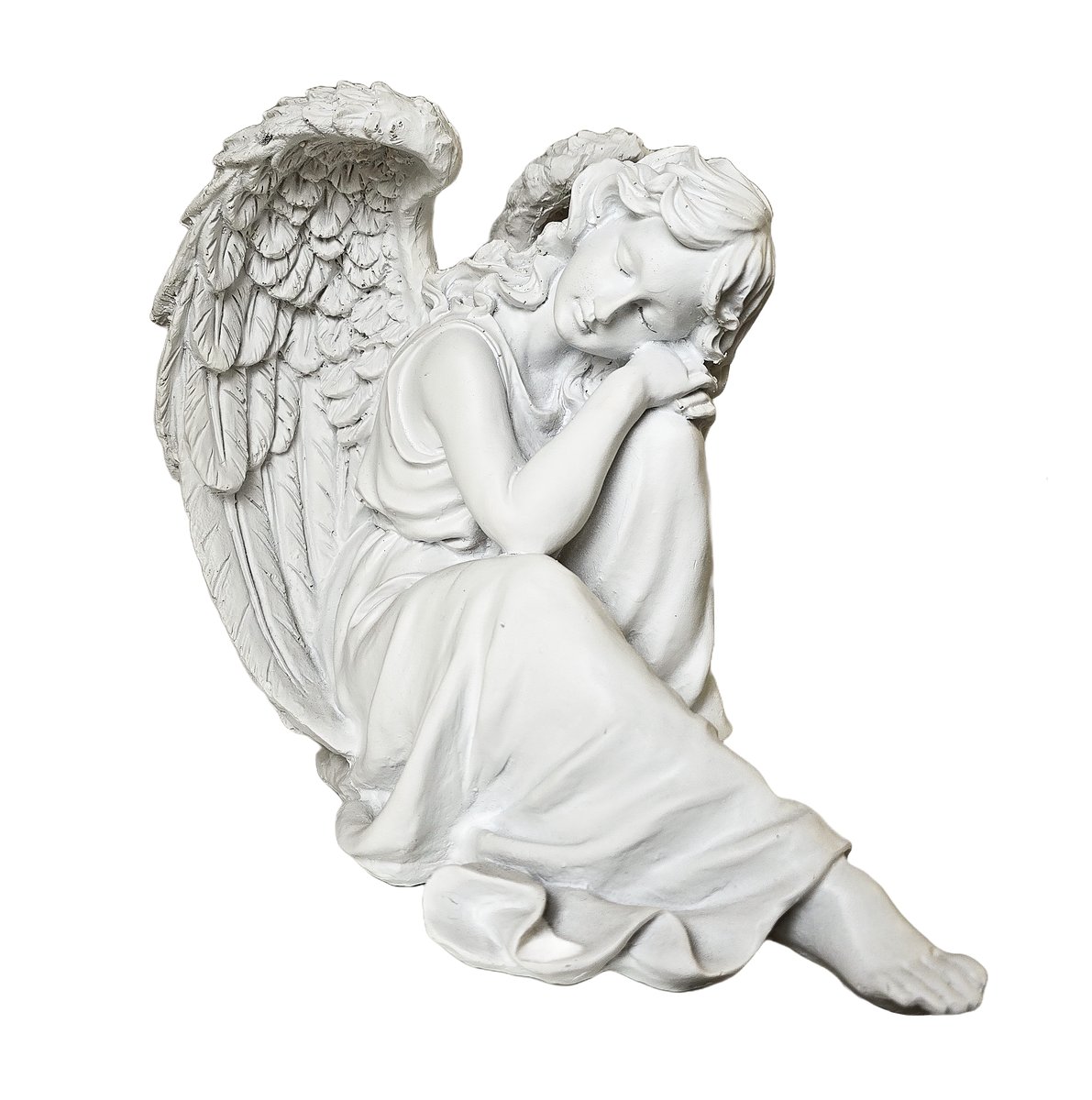 Figurka Śpiącego Anioła - (22 cm), Spokój i Harmonia w Twoim Domu.