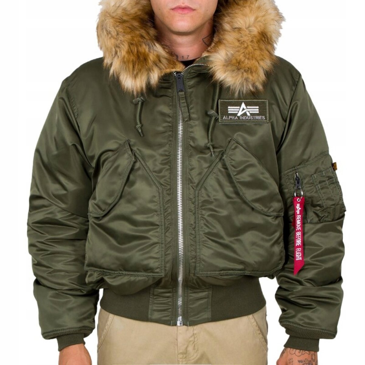 Alpha Industries kurtka męska bomber z kapturem 45 P Hooded Custom