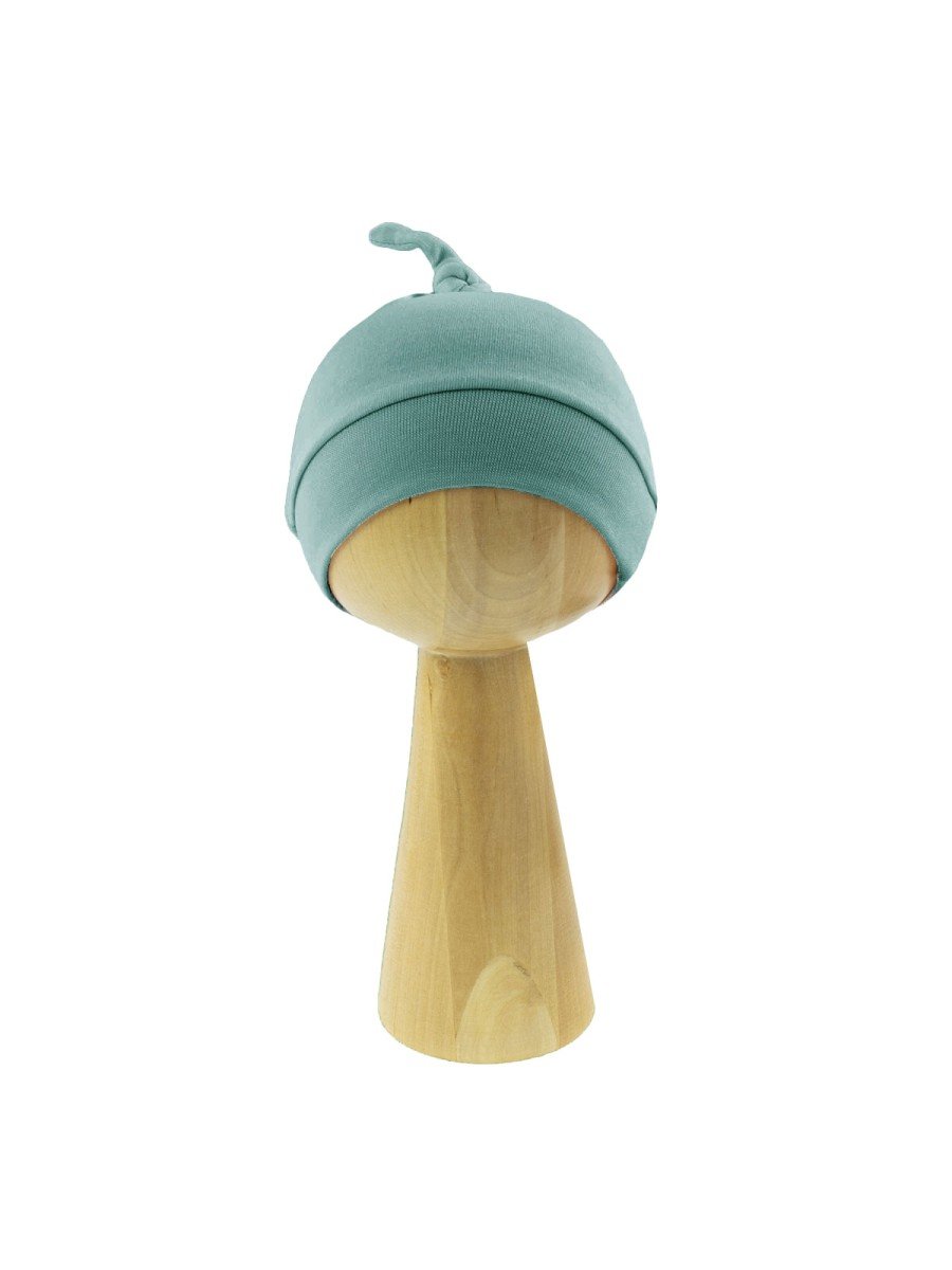 Niemowlęca czapka supełek zielona, Nicol,r.68