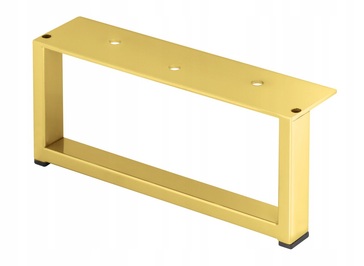 Noga meblowa stopka do łóżka ZŁOTA loftowa industrialna 20x8,7 cm H87
