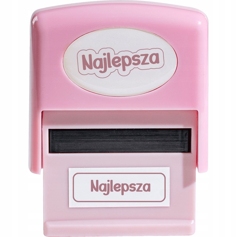 Pieczątka Dla Dzieci Z Napisem Najlepsza Stemple Szkolne Dla Dziewczynki
