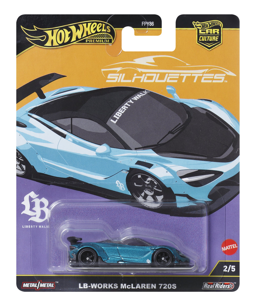 Hot Wheels Premium JBK47 Kultowe auta LB Works McLaren 720S