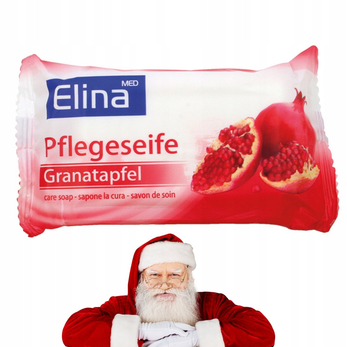 Mydło Elina Granat Folii Święta Bożego Narodzenia, 80g