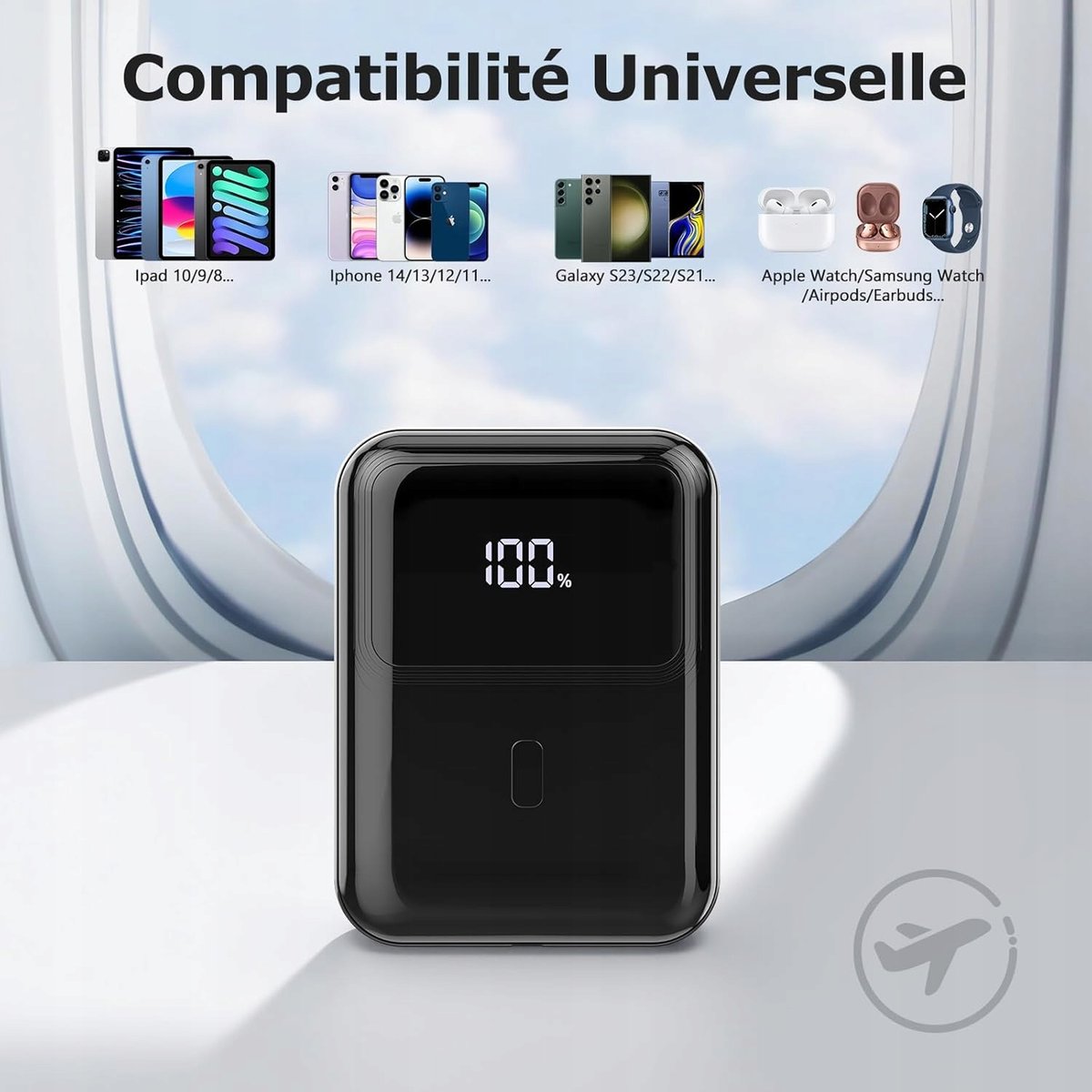 POWER BANK 10000MAH 22,5W SZYBKIE ŁADOWANIE MAŁY POJEMNY MOCNY POWERBANK