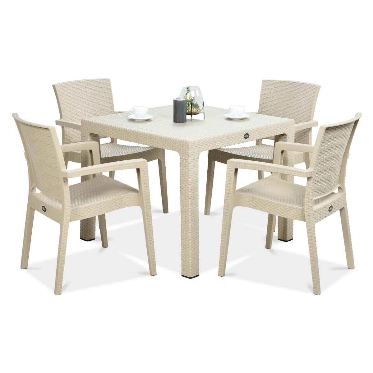 Zestaw restauracyjny Novussi ZENIT 4+1 Cappuccino