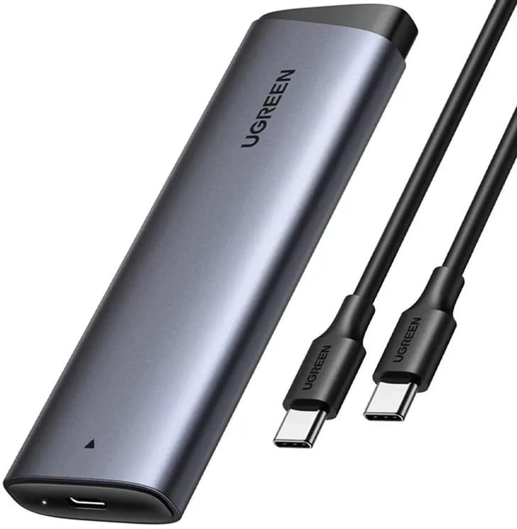 Obudowa na dysk SSD M.2 NVMe UGREEN CM767 USB-C 3.2 S.M.A.R.T, Auto Sleep, TRIM UGR5612
