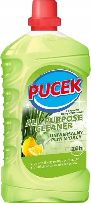 Chemia Uniwersalny płyn myjący PUCEK, o zapachu trawy cytrynowej, 1000 ml