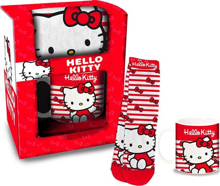 Coriex Zestaw prezentowy Hello Kitty - kubek ze skarpetkami set2 10743