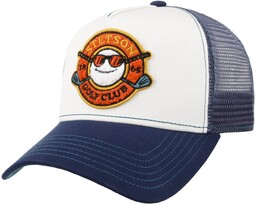 Czapka Trucker Golf Club by Stetson, biało-niebieski, One Size