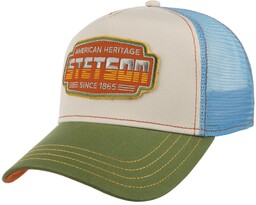 Czapka Trucker Lightning by Stetson, zielono-niebieski, One Size