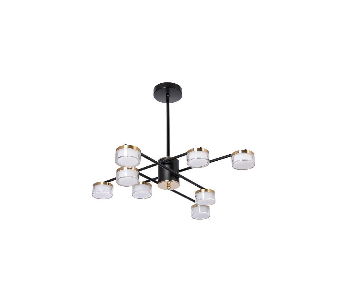 LED Żyrandol 8xLED/6W/230V 3000-6500K śr. 68 cm złoty/czarny
