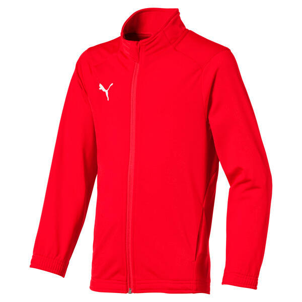 Puma kurtka ligi Sideline poli Core koszyk dla dzieci, czerwony, 176 655947_01