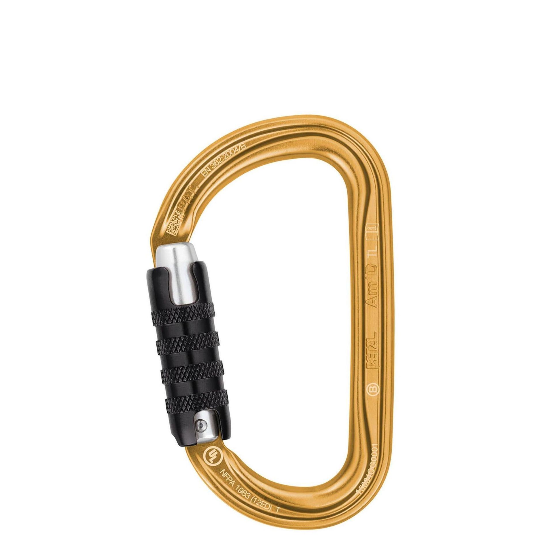 Petzl Karabinek Am'D Triact-Lock Złoty M34A TLY