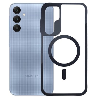 Etui 3MK Satin Armor MagCase do Samsung Galaxy A35 5G Przezroczysto-czarny