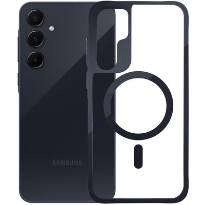 Etui 3MK Satin Armor MagCase do Samsung Galaxy A55 5G Przezroczysto-czarny