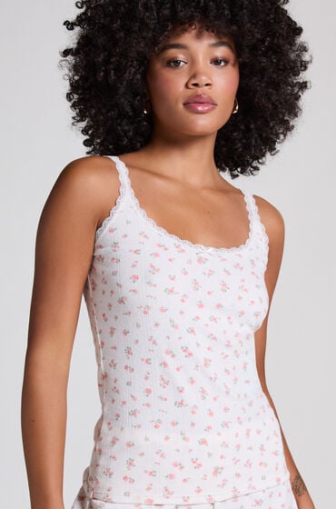 Hunkemöller Podkoszulek Pointelle Biały