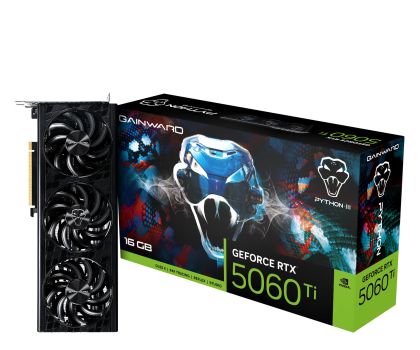 Gainward GeForce RTX 5060 Ti Python III 16GB GDDR7 DLSS4 NE7506T019T1-GB2061T