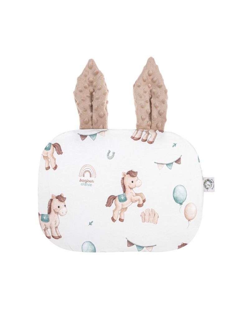 Bonjour Cherie poduszka króliczek 25/30 Koniki Minky beige