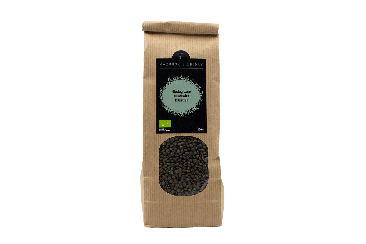 BIONEST ekologiczna soczewica BIO 400g