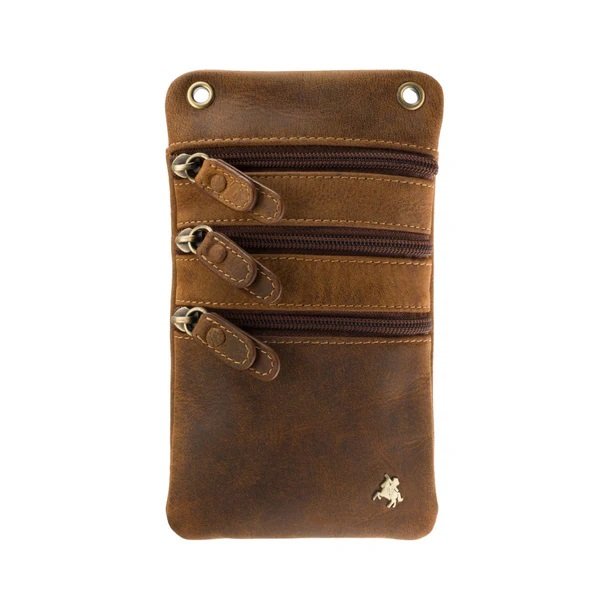 Mała saszetka podróżna Visconti S-4 - brązowa