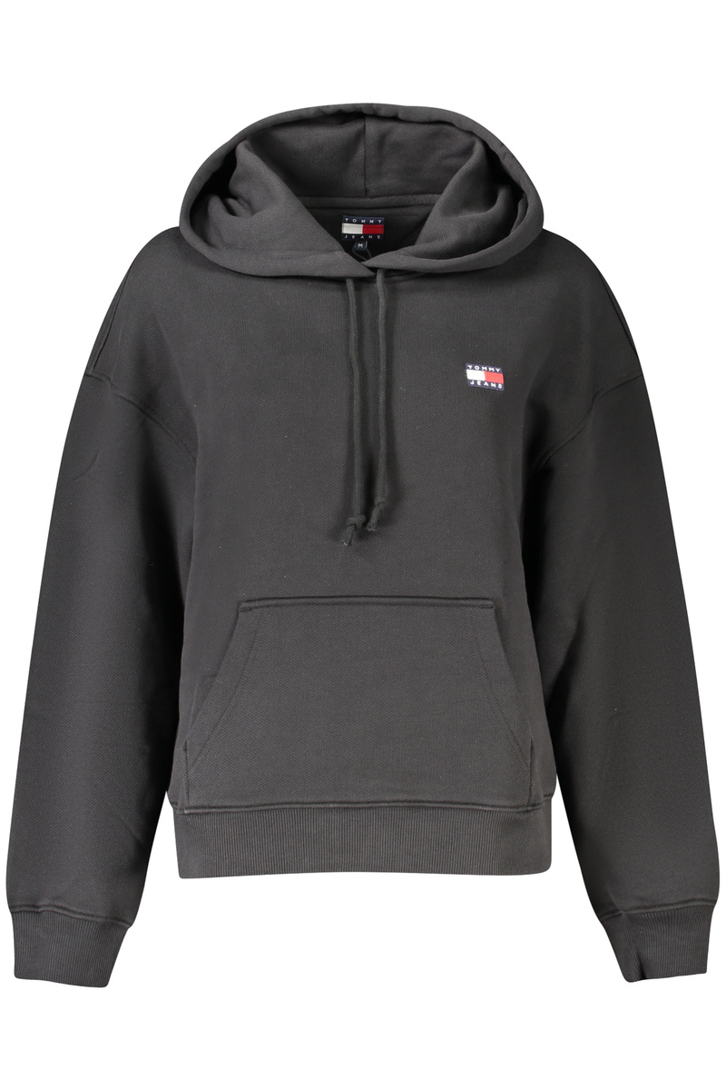 TOMMY HILFIGER BLUZA BEZ ZAMKA DAMSKA CZARNA