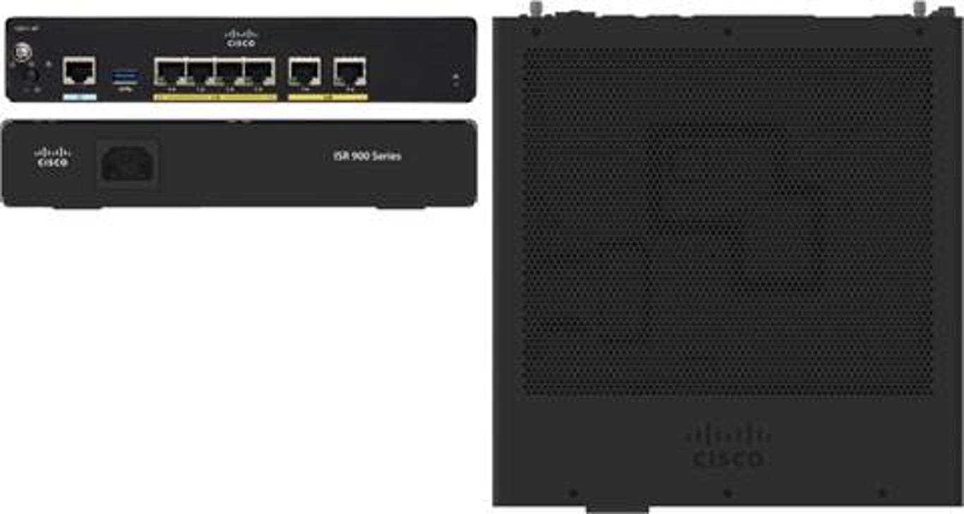 Cisco C921-4PLTEGB ruter Gigabit Ethernet Czarny C921-4PLTEGB