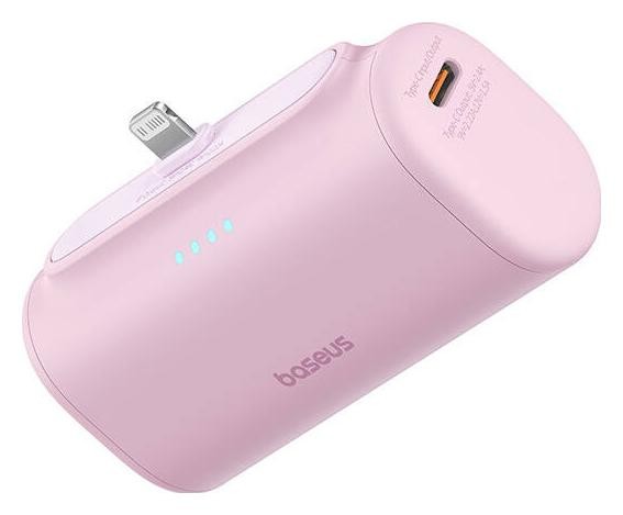 Baseus Compact IP 5000mAh 20W różowy