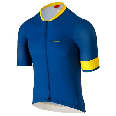 Koszulka rowerowa KROSS Gravel Vojago JRS ( XL) Niebieski