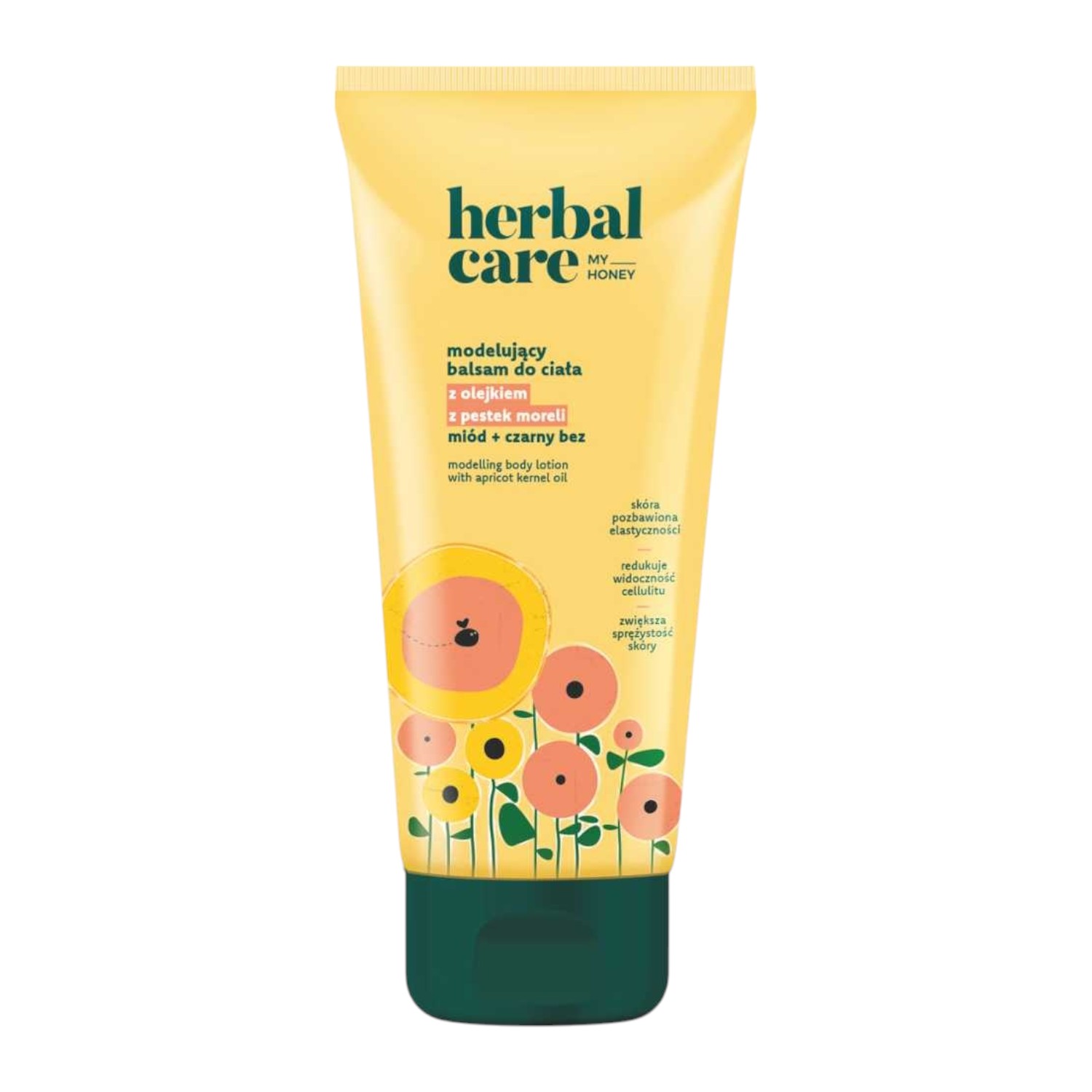 Herbal Care My Honey Modelujący Balsam do ciała z olejkiem z pestek moreli miód+czarny bez