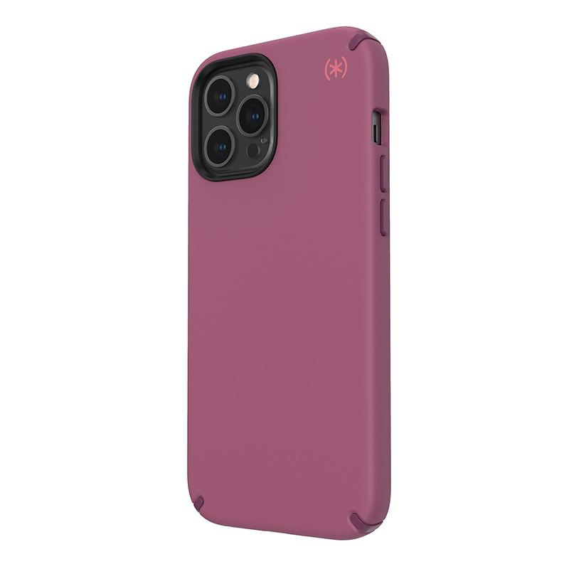 Speck Presidio2 Pro - Etui iPhone 12 Pro Max z powłoką MICROBAN (LSH Burgundy)